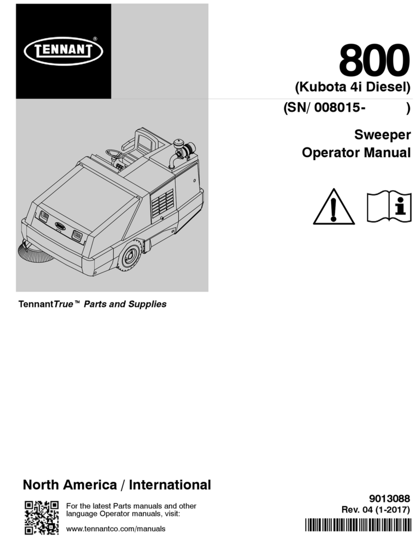 Tennant 800 Operator's manual