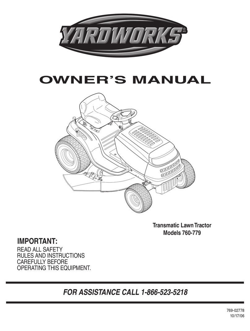 Yard Works 760-779 owner's manual