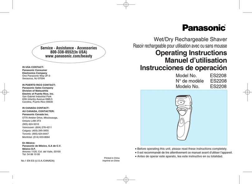 Panasonic ES2208 User manual