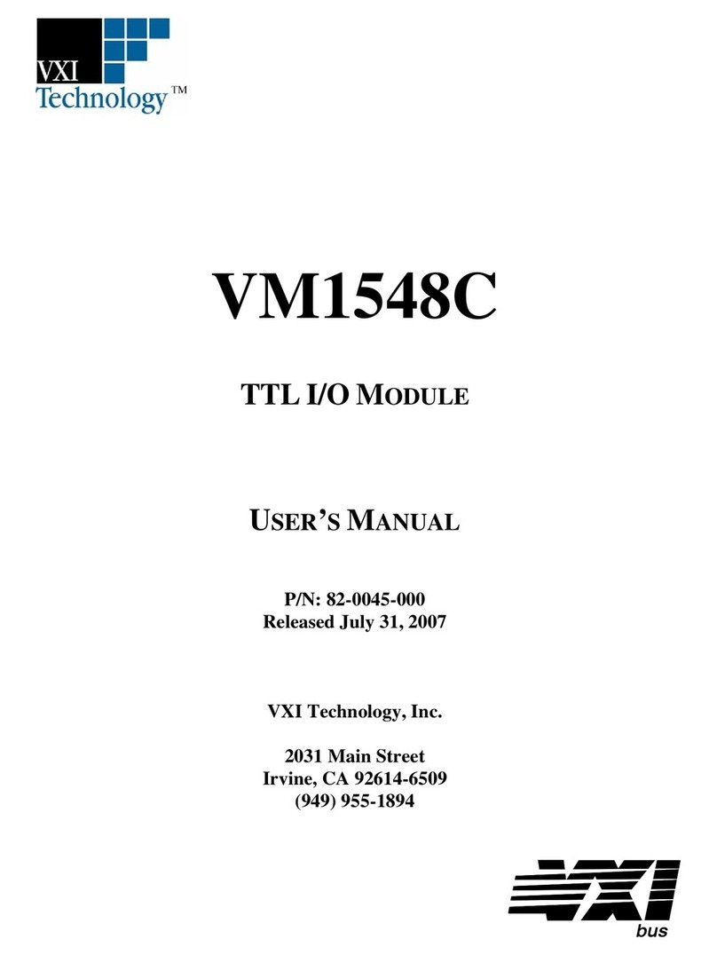 VXI Technology VM1548C user manual