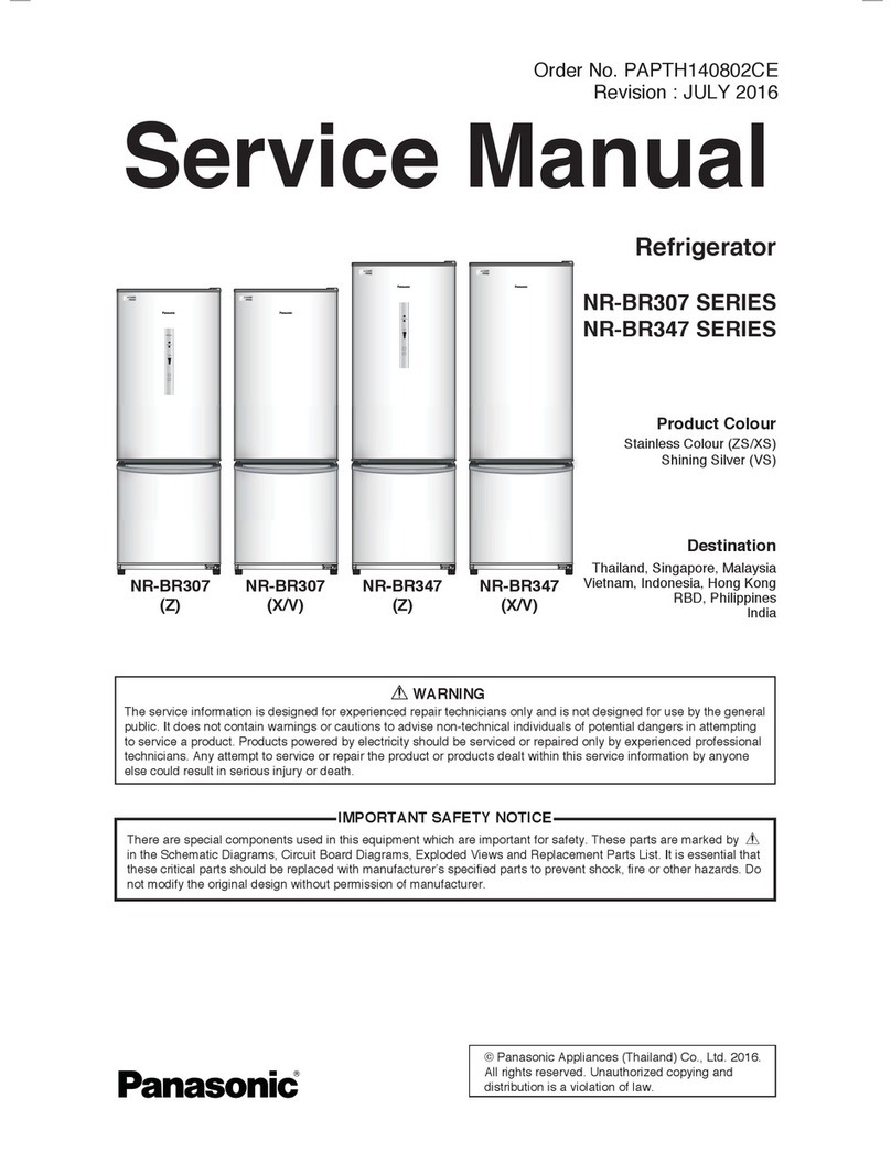 Panasonic NR-BR307(Z) User manual