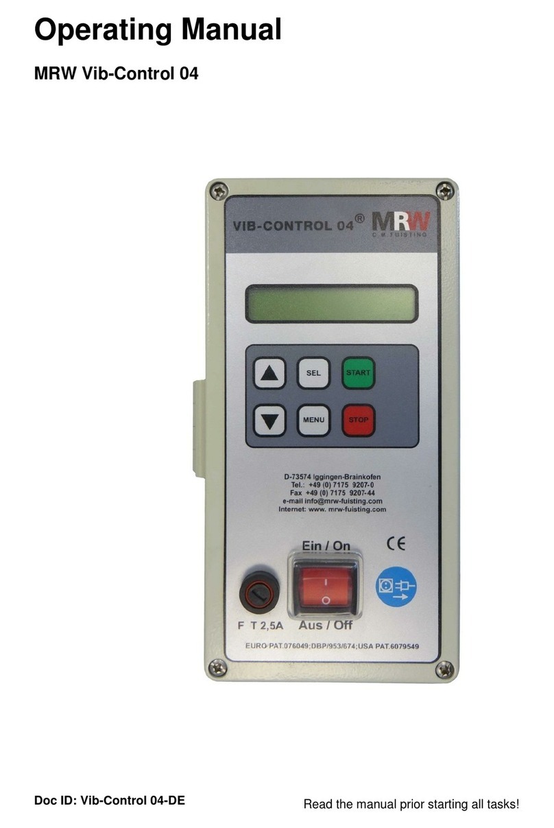 MRW Vib-Control 04 operating manual