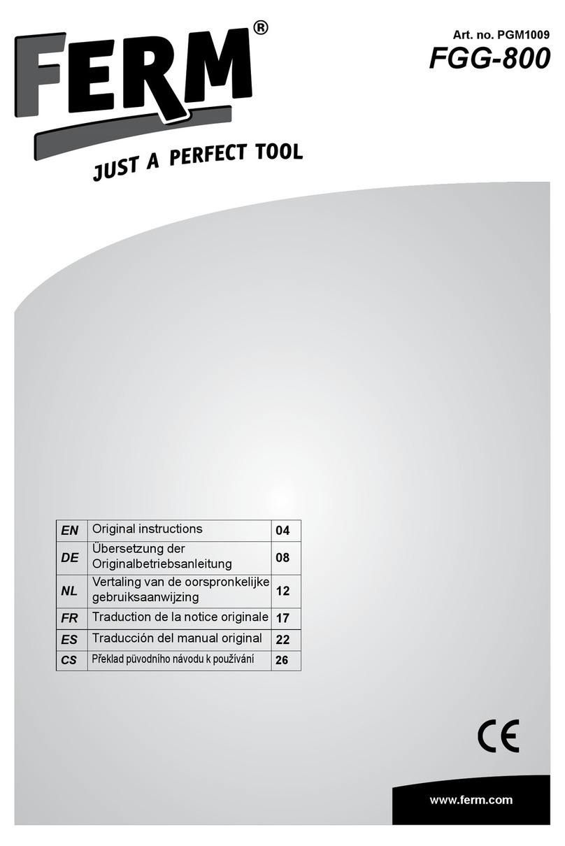Ferm FGG-800 User manual