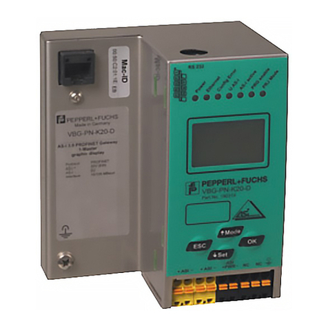 Pepperl+Fuchs VBG-PN-K20-D-BV User manual