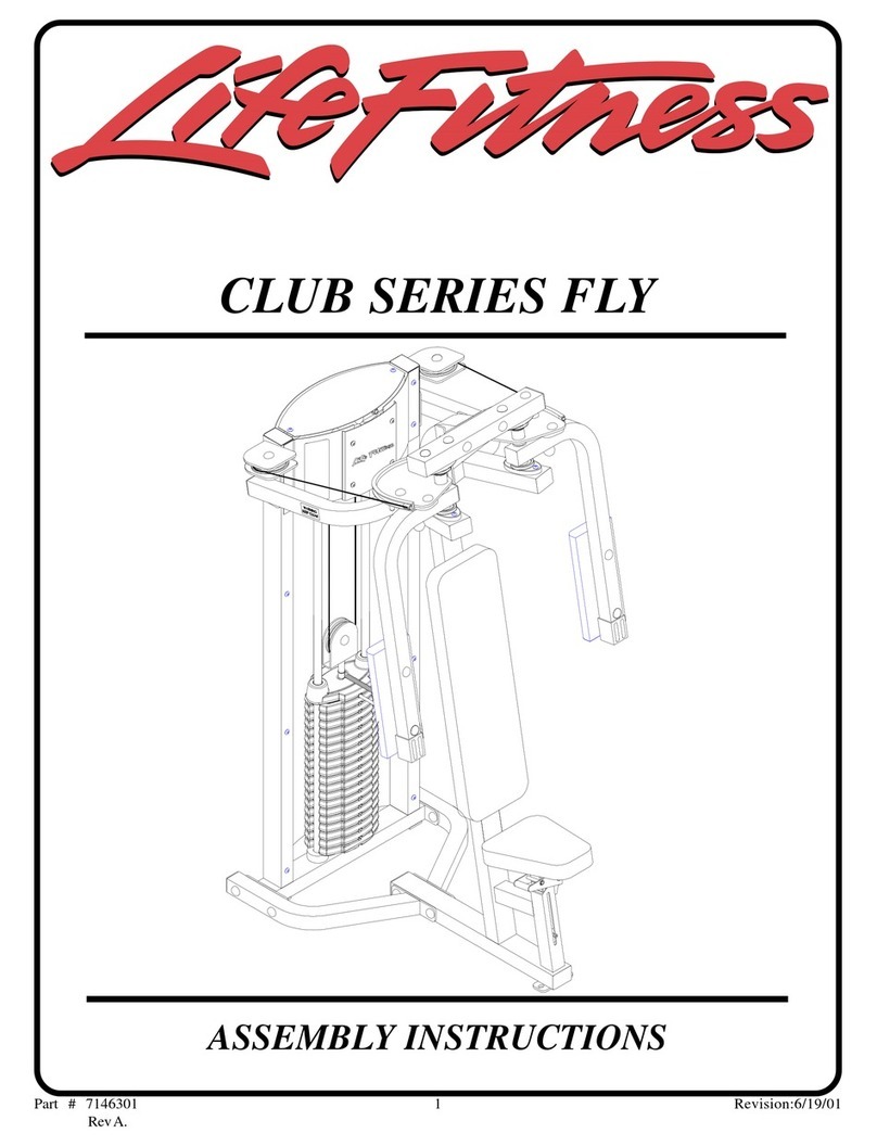Life Fitness CLUB SERIES FLY User manual