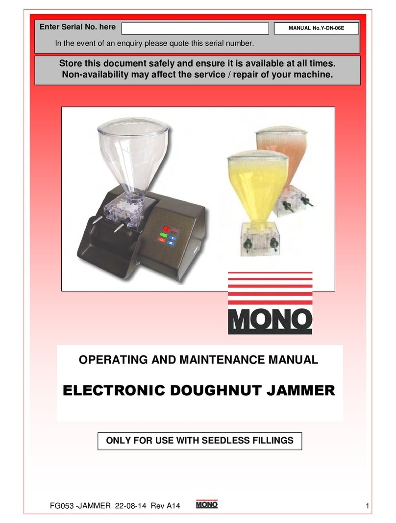 Mono FG053 Operating and maintenance manual