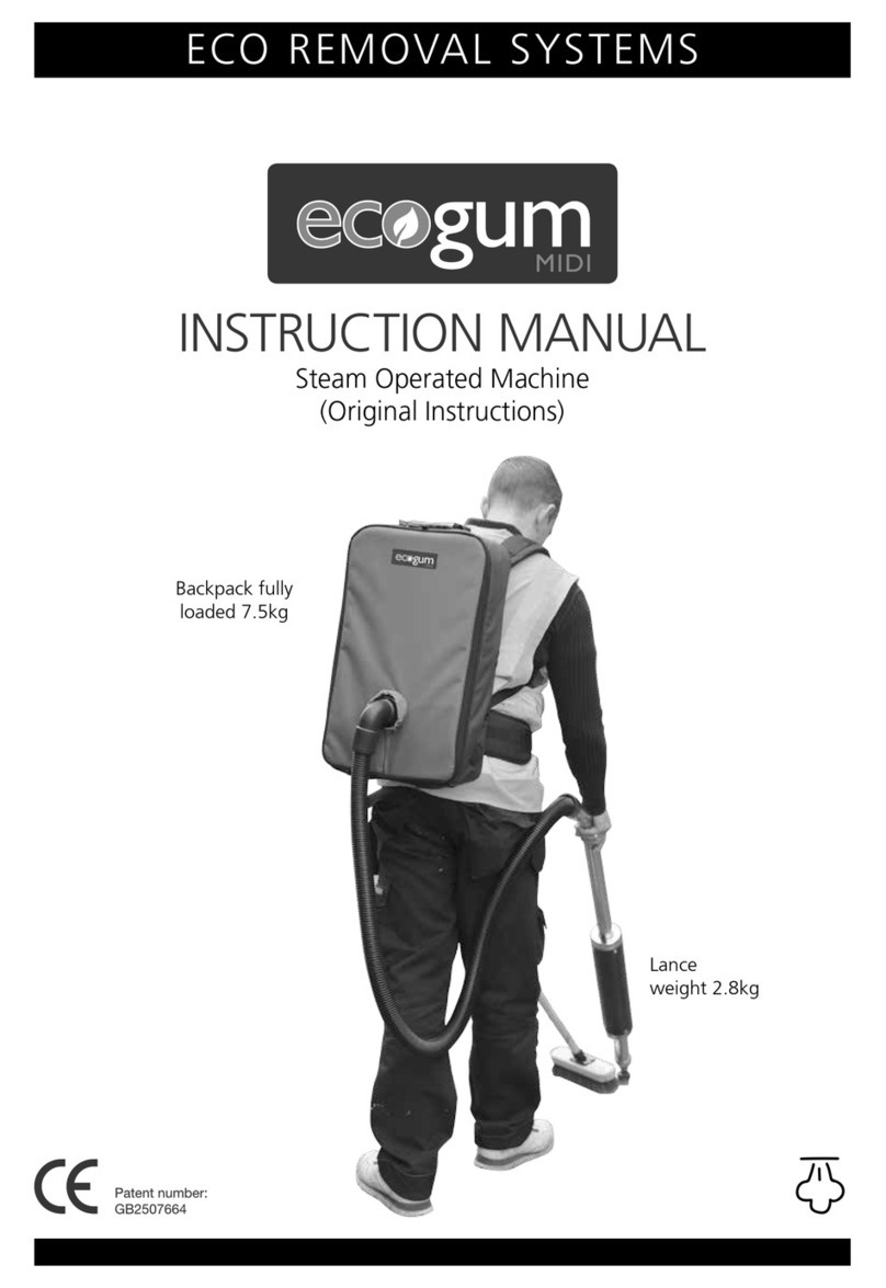ECO REMOVAL SYSTEMS ECOGUM MIDI instruction manual