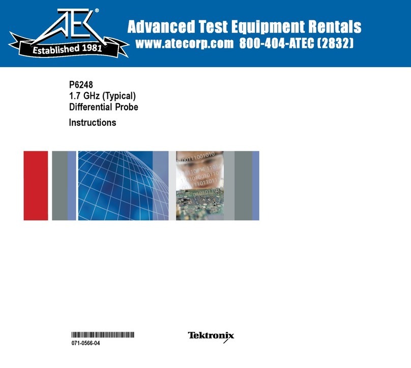 Tektronix P6248 User manual