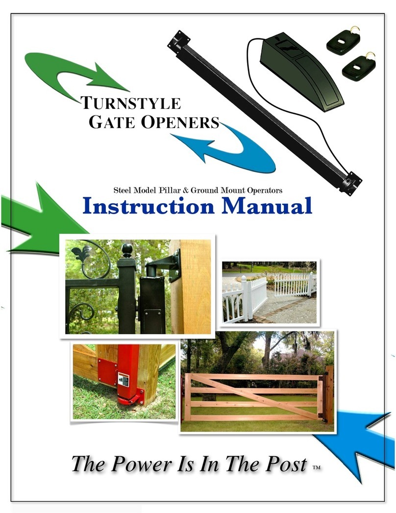 Turnstyle Pillar Mount instruction manual Turnstyle Pillar Mount instruction manual