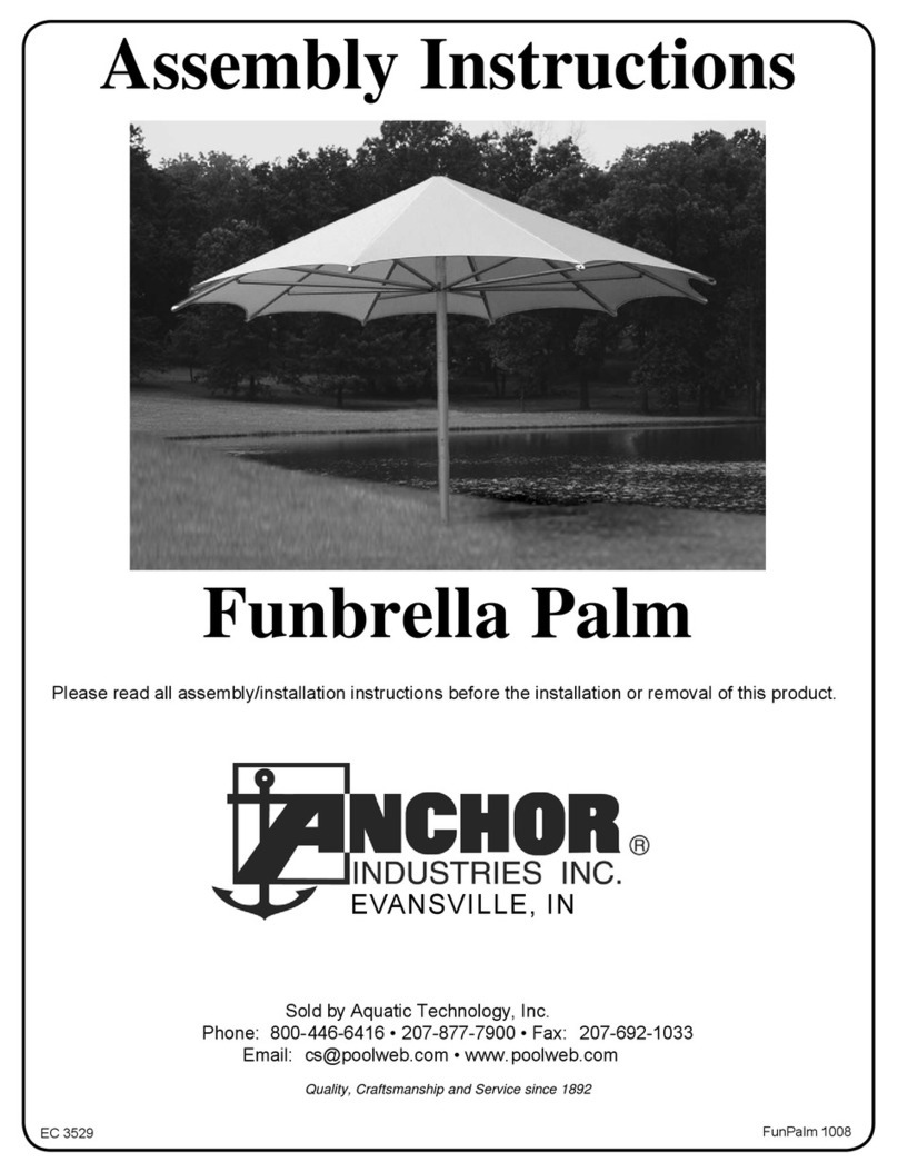 Anchor Funbrella Palm Assembly instructions