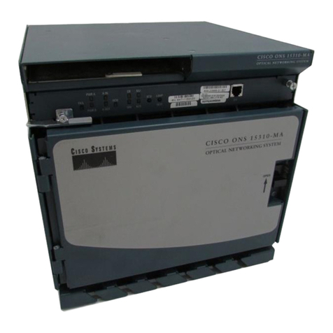 Cisco ONS 15310-MA User manual Cisco ONS 15310-MA User manual