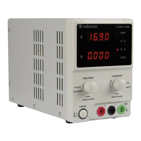 Velleman LABPS3005 User manual