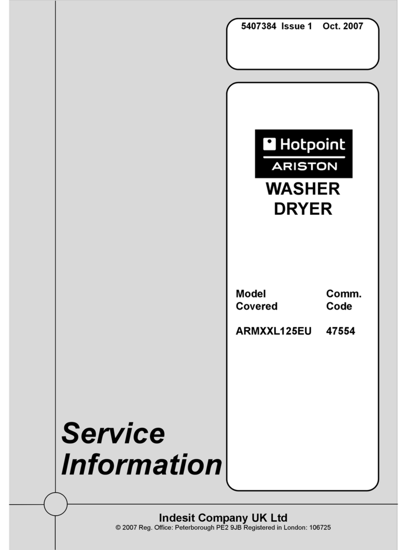 Hotpoint Ariston ARMXXL125EU Service information