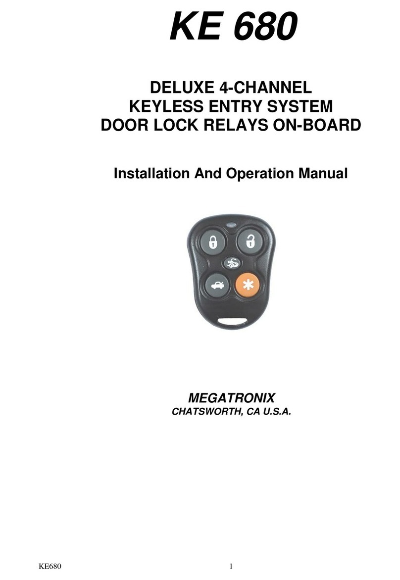 MEGATRONIX KE 680 User manual