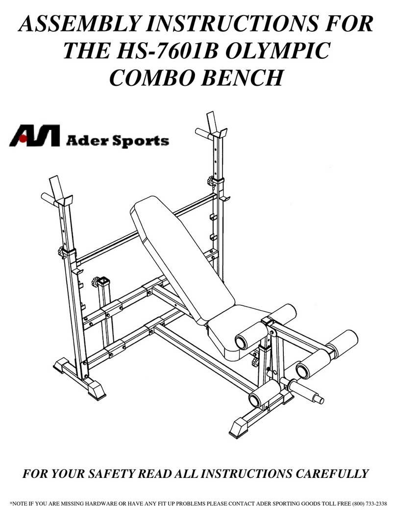 Ader Sports HS-7601B Assembly instructions
