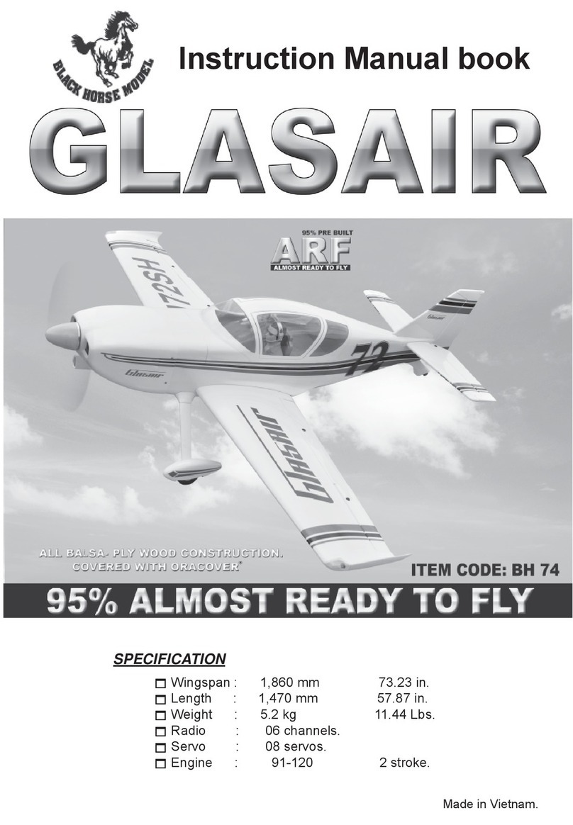 Black Horse Model GLASAIR Instruction manual book Black Horse Model GLASAIR Instruction manual book