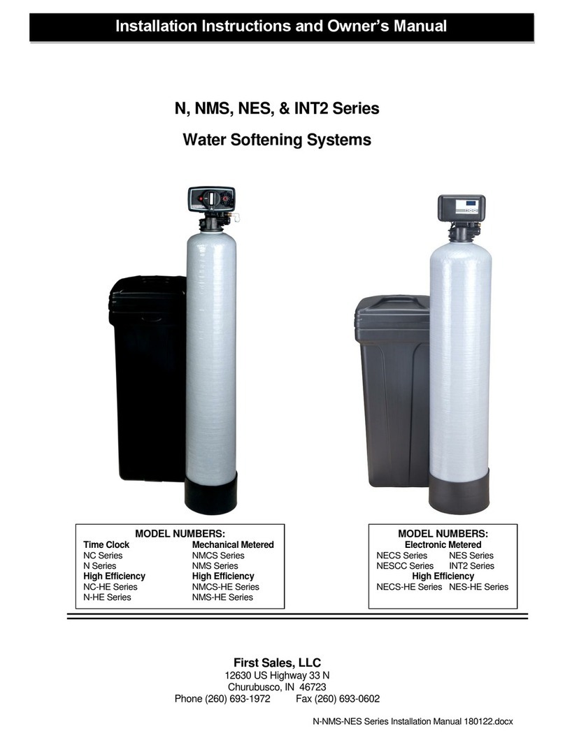 First Sales NC Series Installation instructions and owner's manual First Sales NC Series Installation instructions and owner's manual