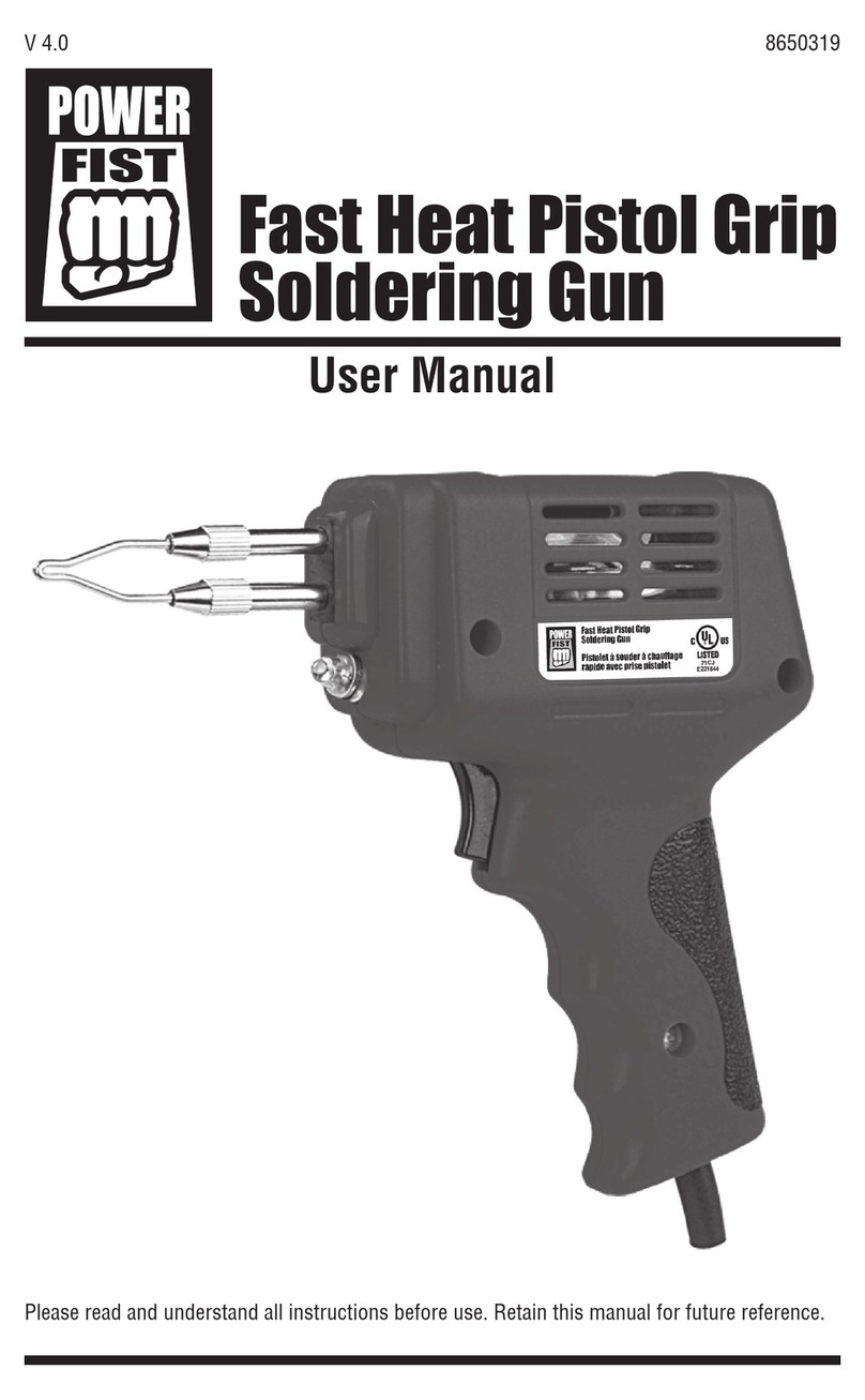 Power Fist 8650319 user manual