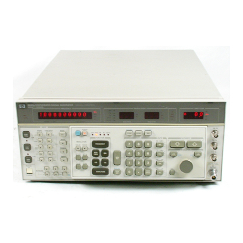 HP 8663A Use and care manual