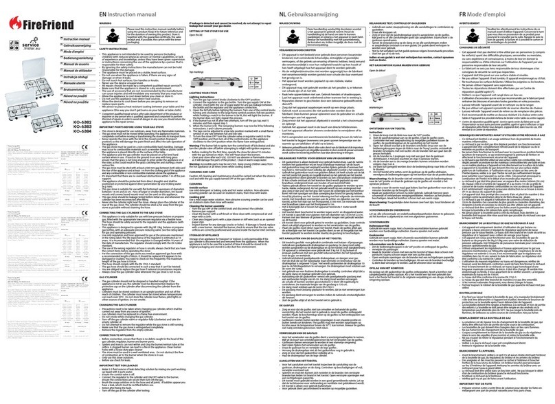 FireFriend KO-6382 instruction manual