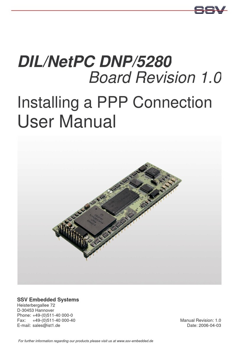SSV DNP/5280 user manual