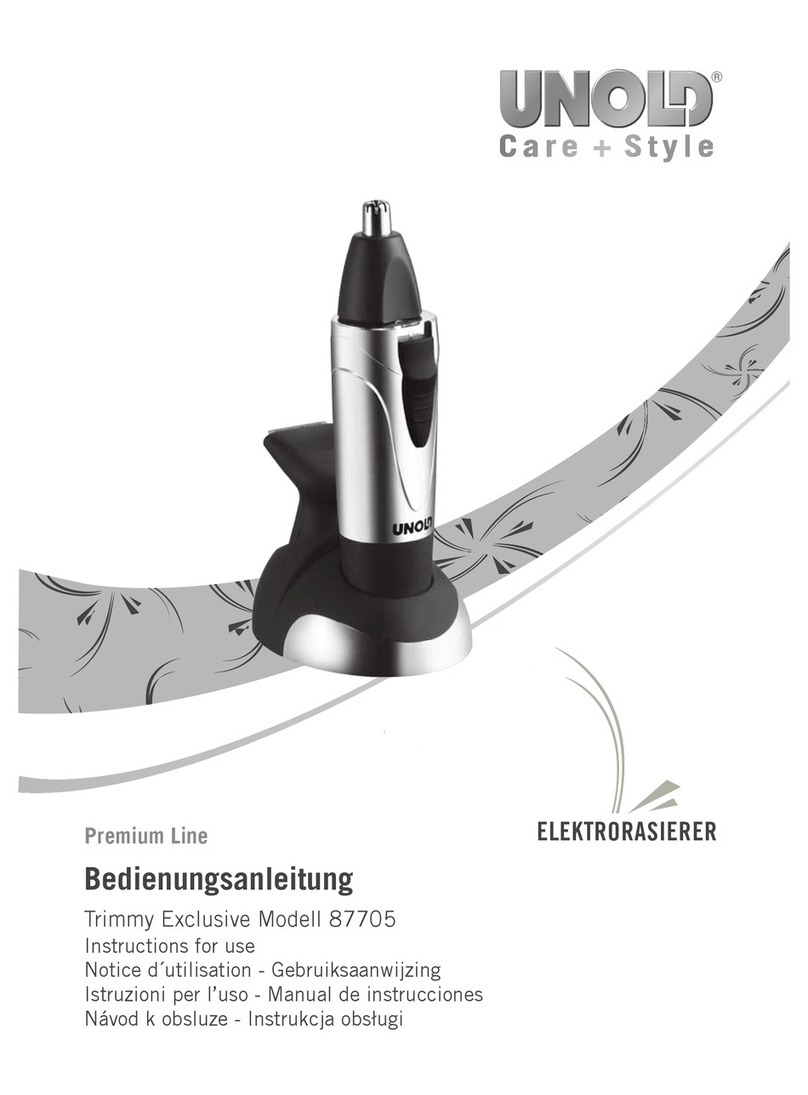 Unold Trimmy Exclusive 87705 Instructions for use