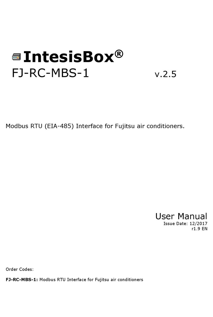 IntesisBox FJ-RC-MBS-1 user manual