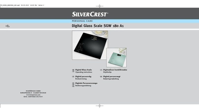 Silvercrest SGW 180 A1 operating instructions