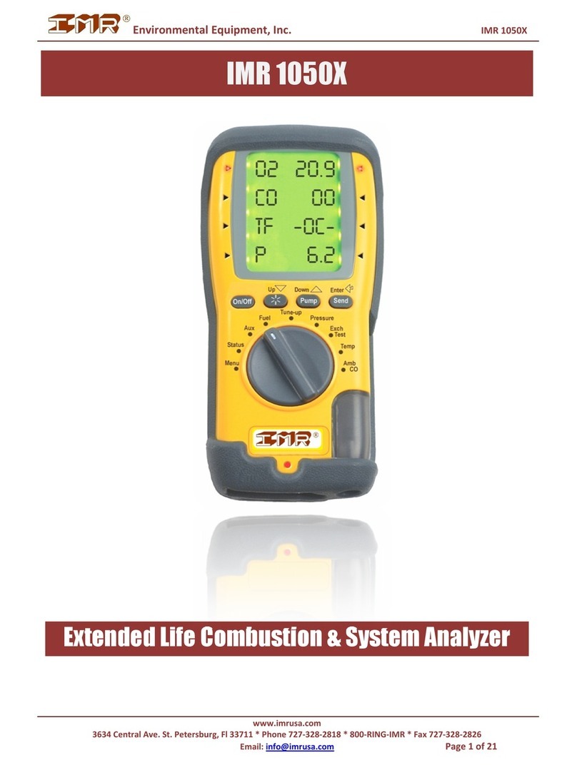 IMR IMR 1050X manual