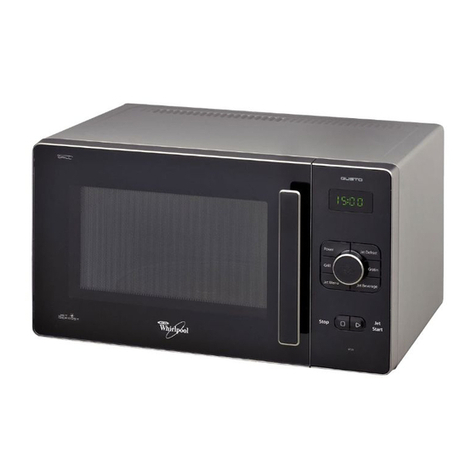 Whirlpool GT 384 Quick reference guide