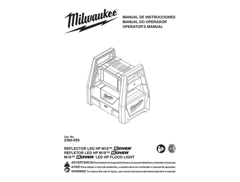 Milwaukee 2360-059 User manual
