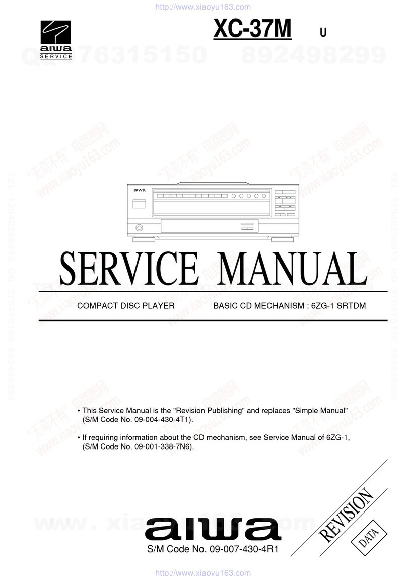 Aiwa XC-37M Service manual