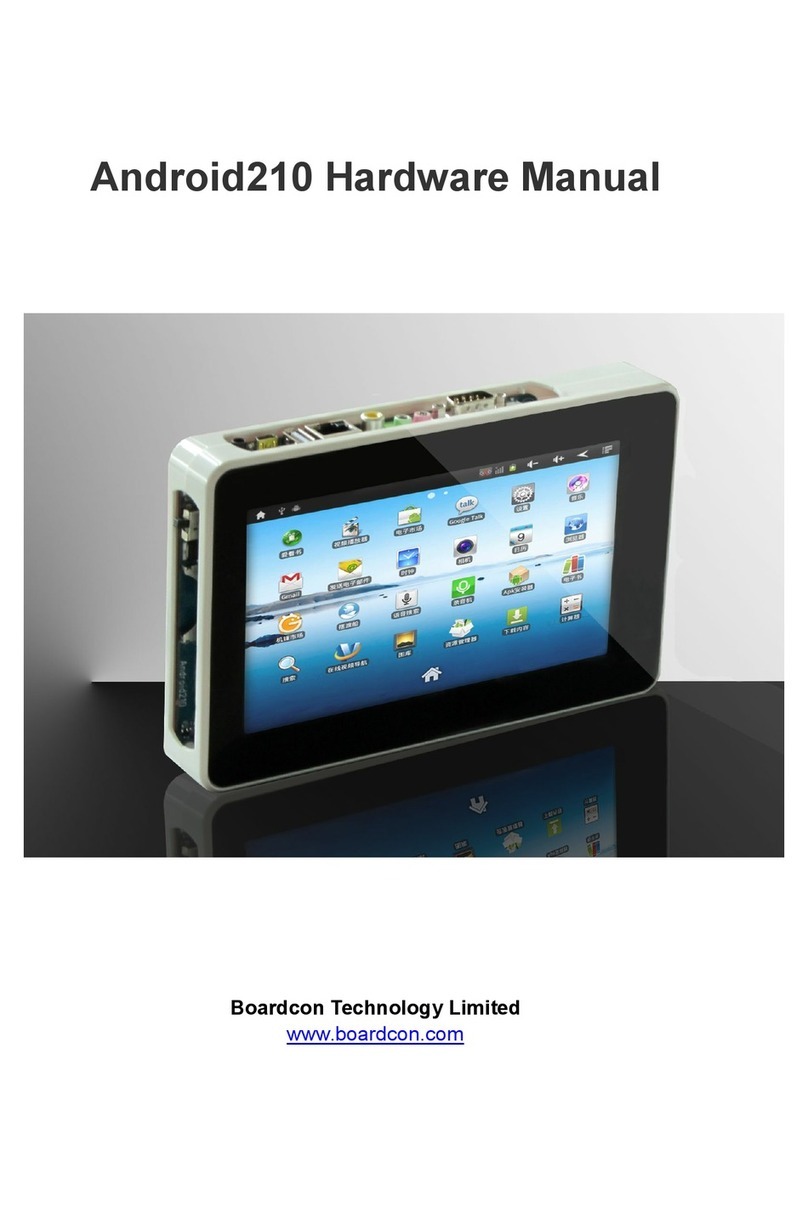Boardcon Android210 Hardware manual