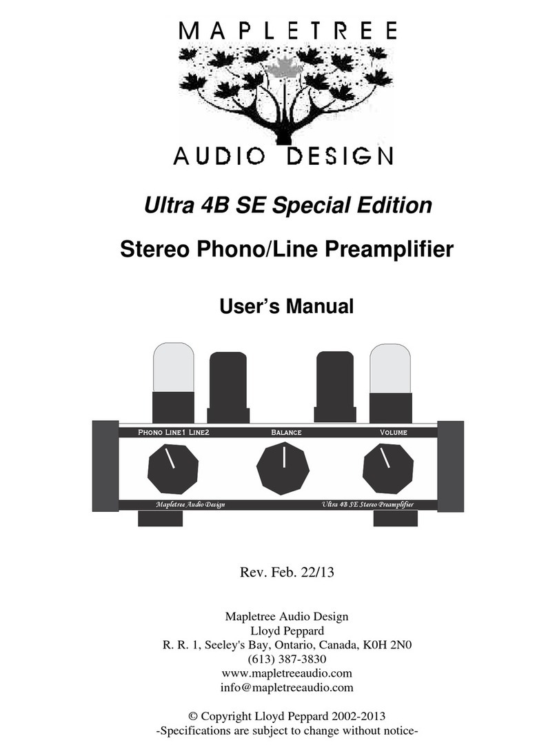 Mapletree Ultra 4B SE user manual