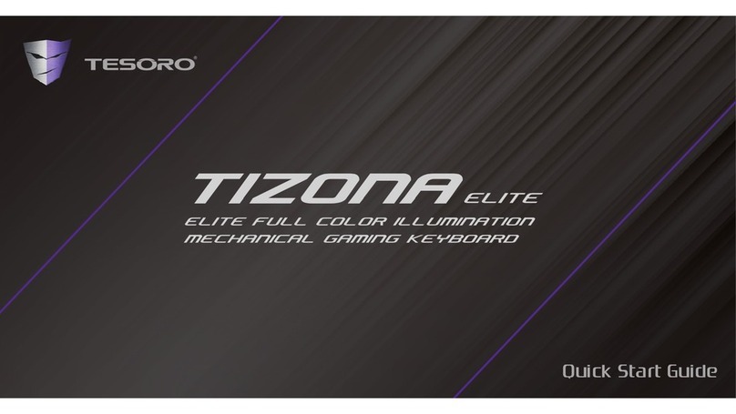 Tesoro TIZONA ELITE quick start guide