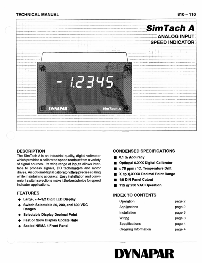DYNAPAR SimTach A STA00 Technical manual