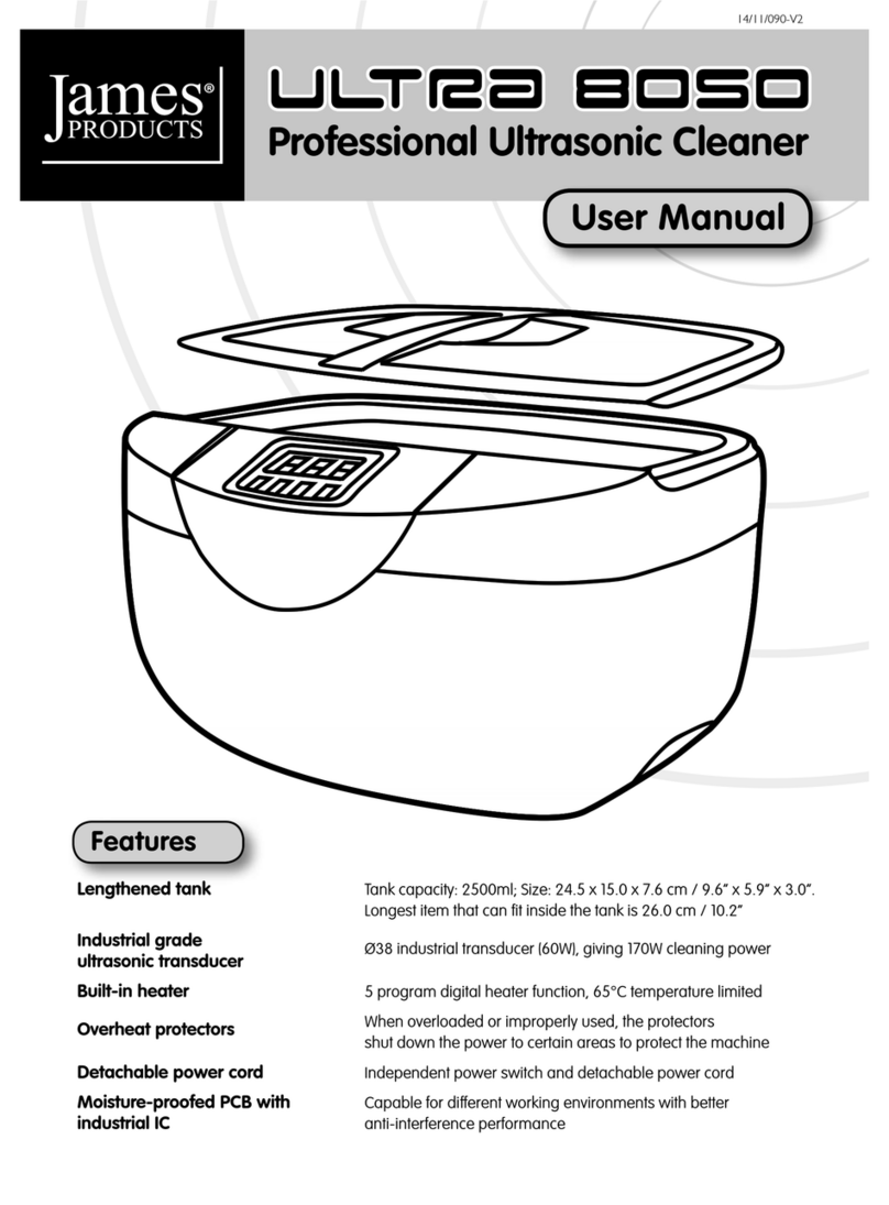 James products ULTRA 8050 user manual