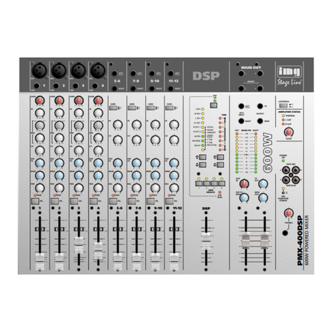 IMG STAGE LINE PMX-400DSP instruction manual
