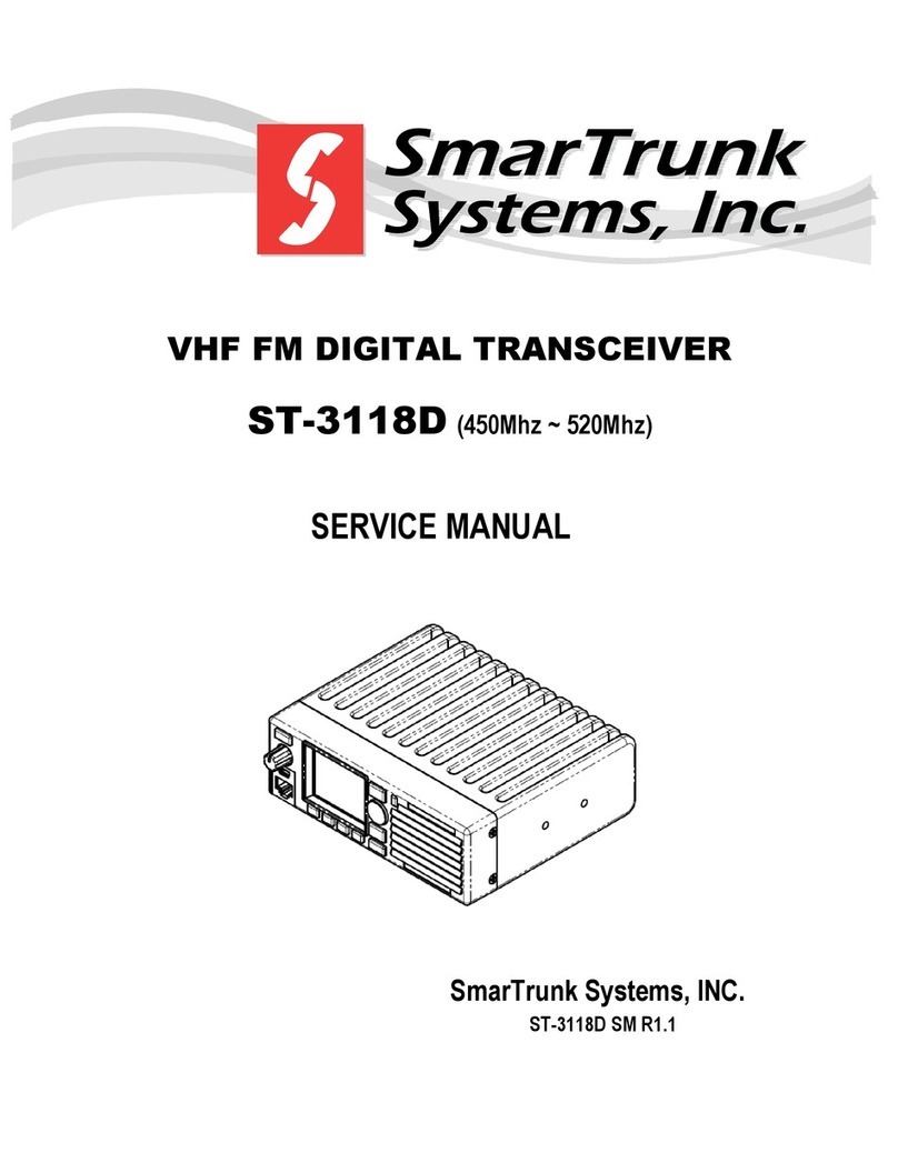 SmarTrunk Systems ST-3118D Service manual