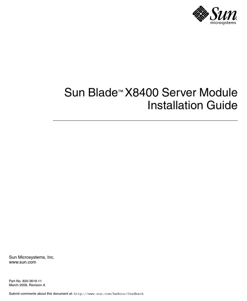 Sun Microsystems Blade X8400 User manual