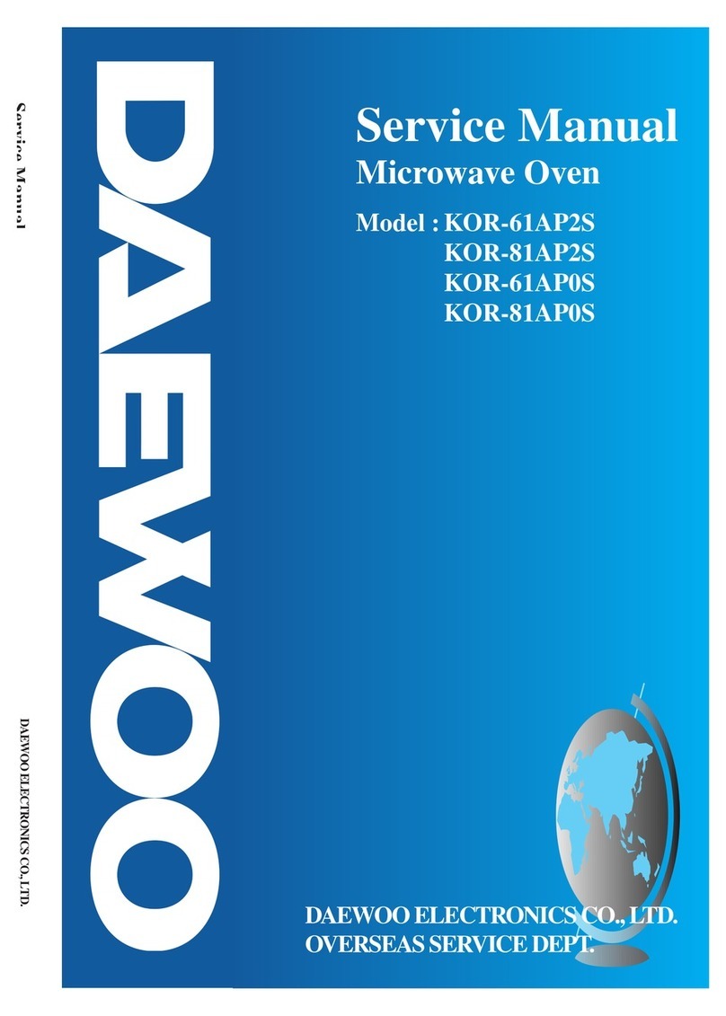 DAEWOO ELECTRONICS KOR-61AP2S User manual DAEWOO ELECTRONICS KOR-61AP2S User manual