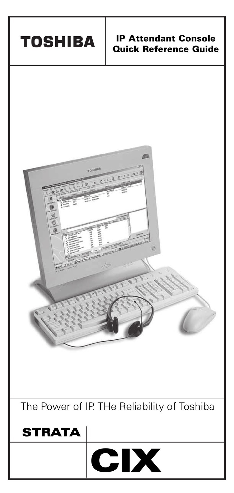 Toshiba Strata CTX User manual