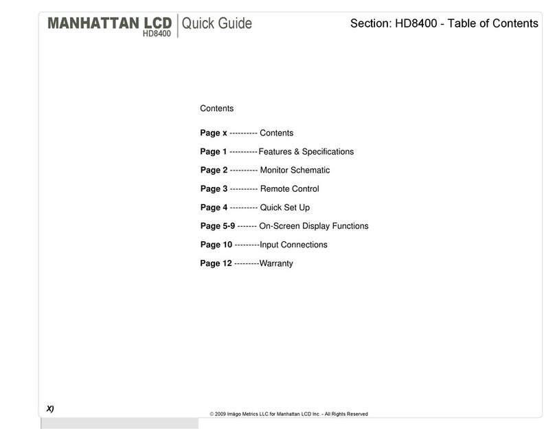 Manhattan HD8400 User manual