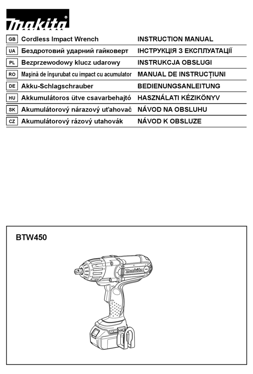 Makita BTW450 User manual
