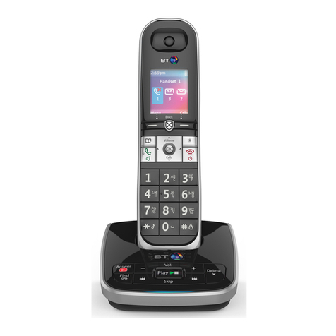 BT BT8610 Specification sheet