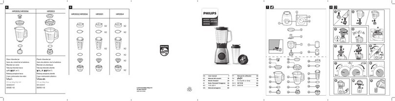 Philips HR3551 User manual