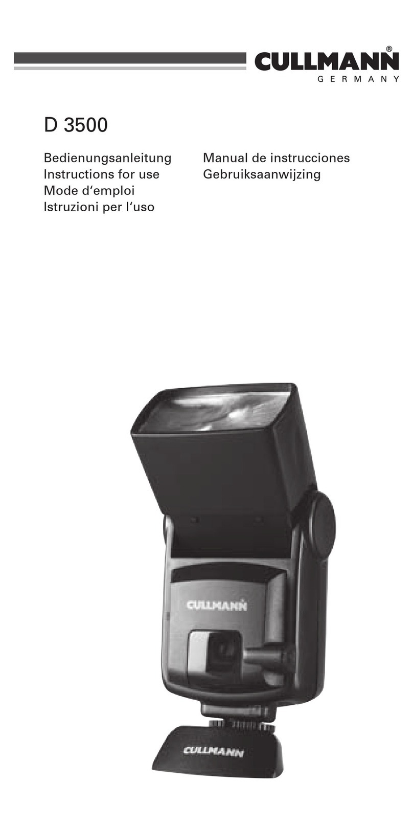 CULLMANN D 3500 Instructions for use