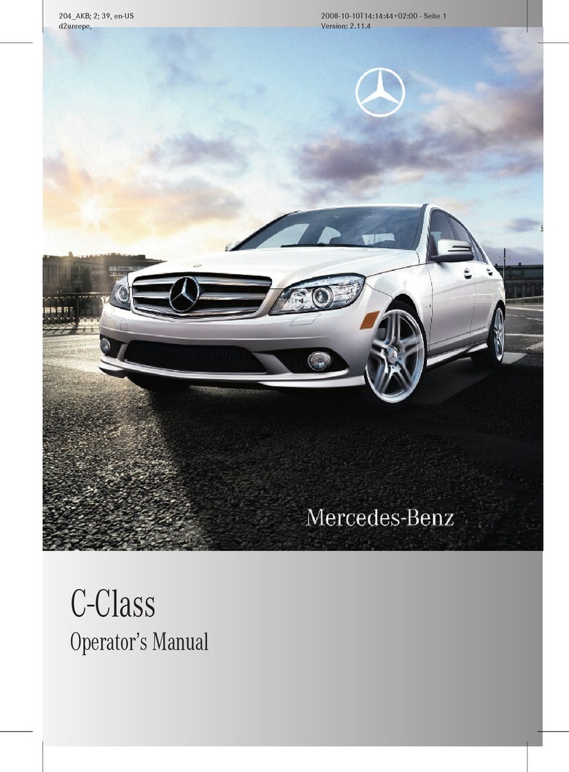 Mercedes-Benz C-Class Operator's manual