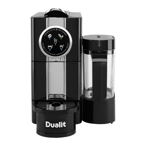 Dualit Cafe Cino Instruction manual & guarantee