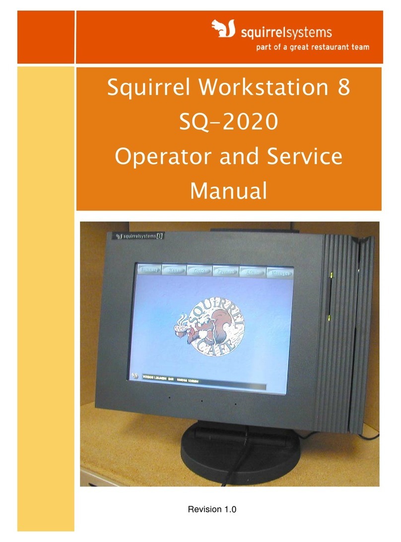 Squirrel Systems Squirrel Workstation 8 Operating manual